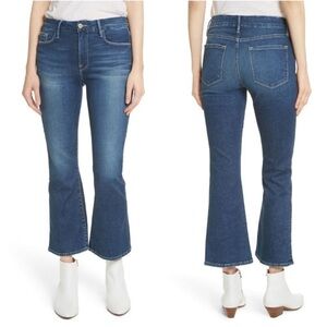 FRAME Denim Le Crop Mini Boot Jeans 🩷